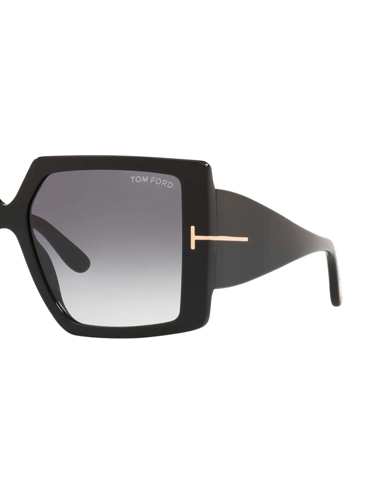 TOM FORD Eyewear オーバサイズフレーム グラデーションレンズ サングラス ブラック - 画像4