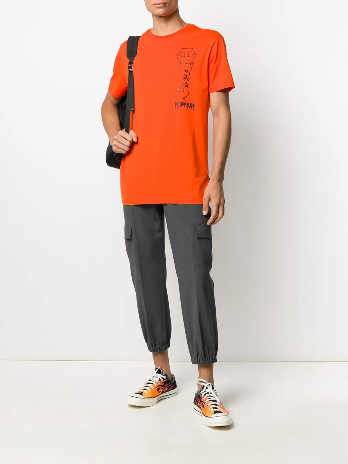 Philipp Plein スケルトン・クルーネックTシャツ - 画像2