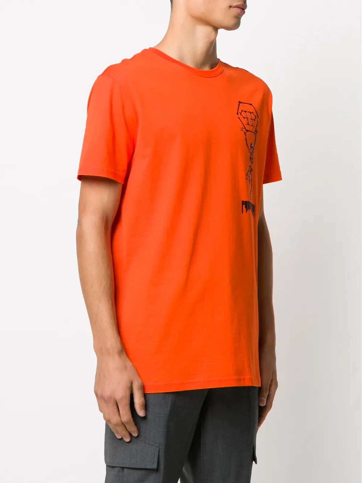 Philipp Plein スケルトン・クルーネックTシャツ - 画像3