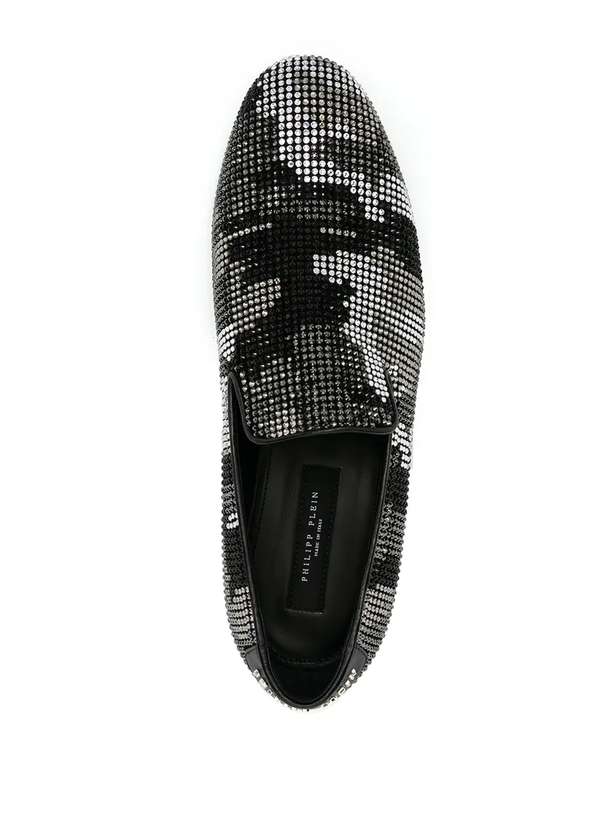 Philipp Plein エンブリッシュド カモフラージュ モカシン ローファー ブラック - 画像4