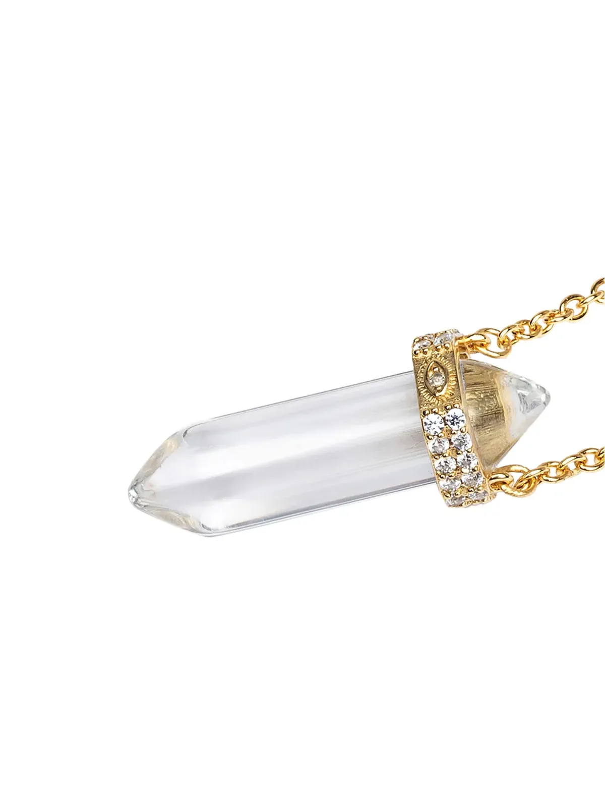Nialaya Jewelry クォーツ ペンダントチェーン ネックレス - White - 画像2