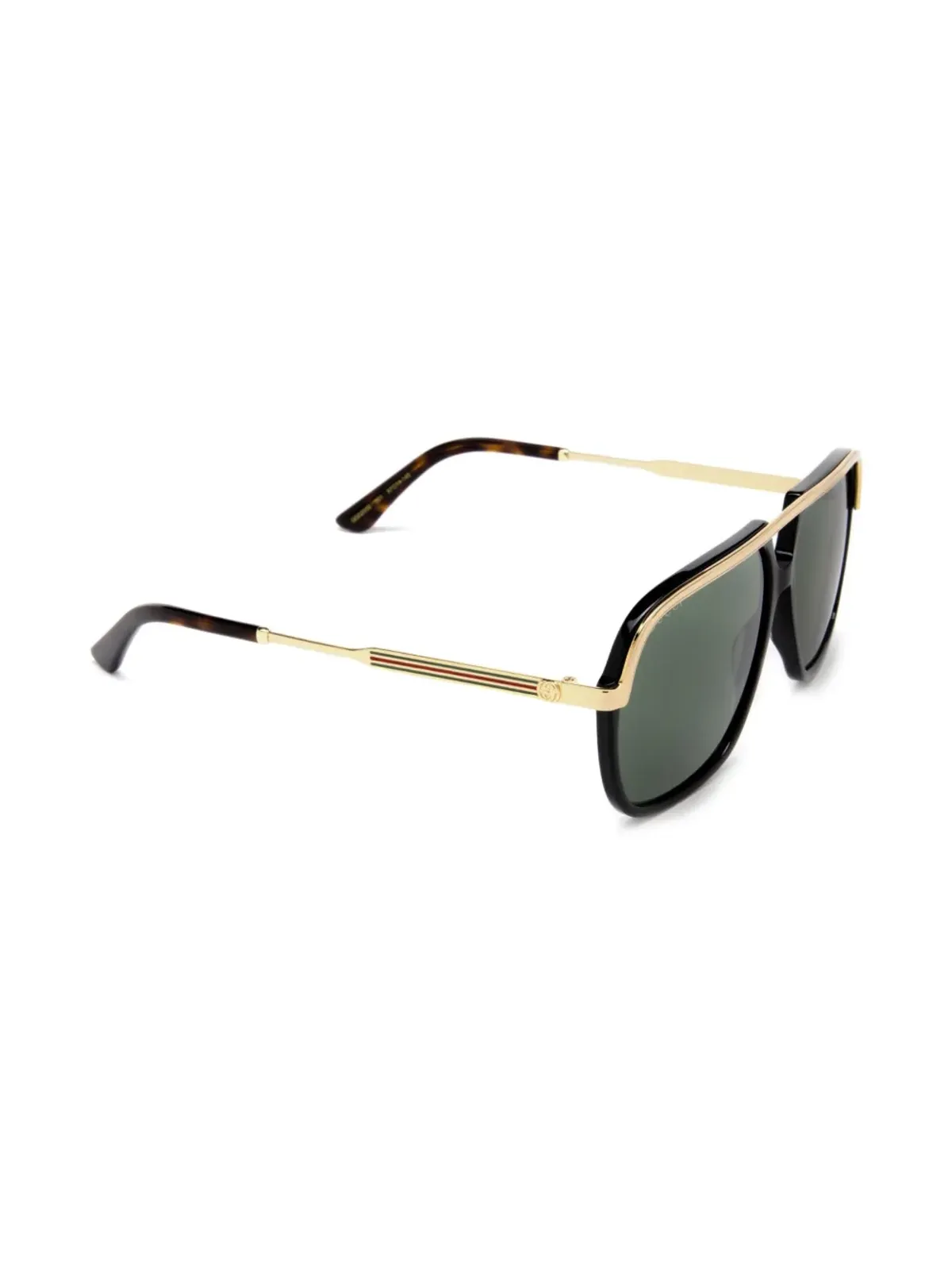 Gucci Eyewear Web detail navigator-frame サングラス - ゴールド - 画像2