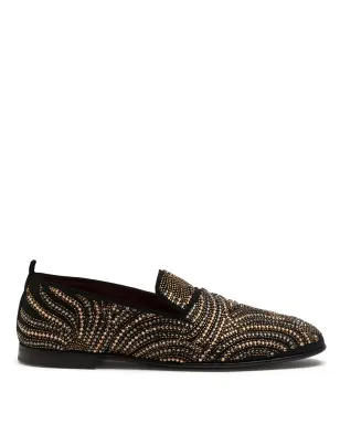 Dolce & Gabbana 刺繍キャンバススリッパ - サムネイル1