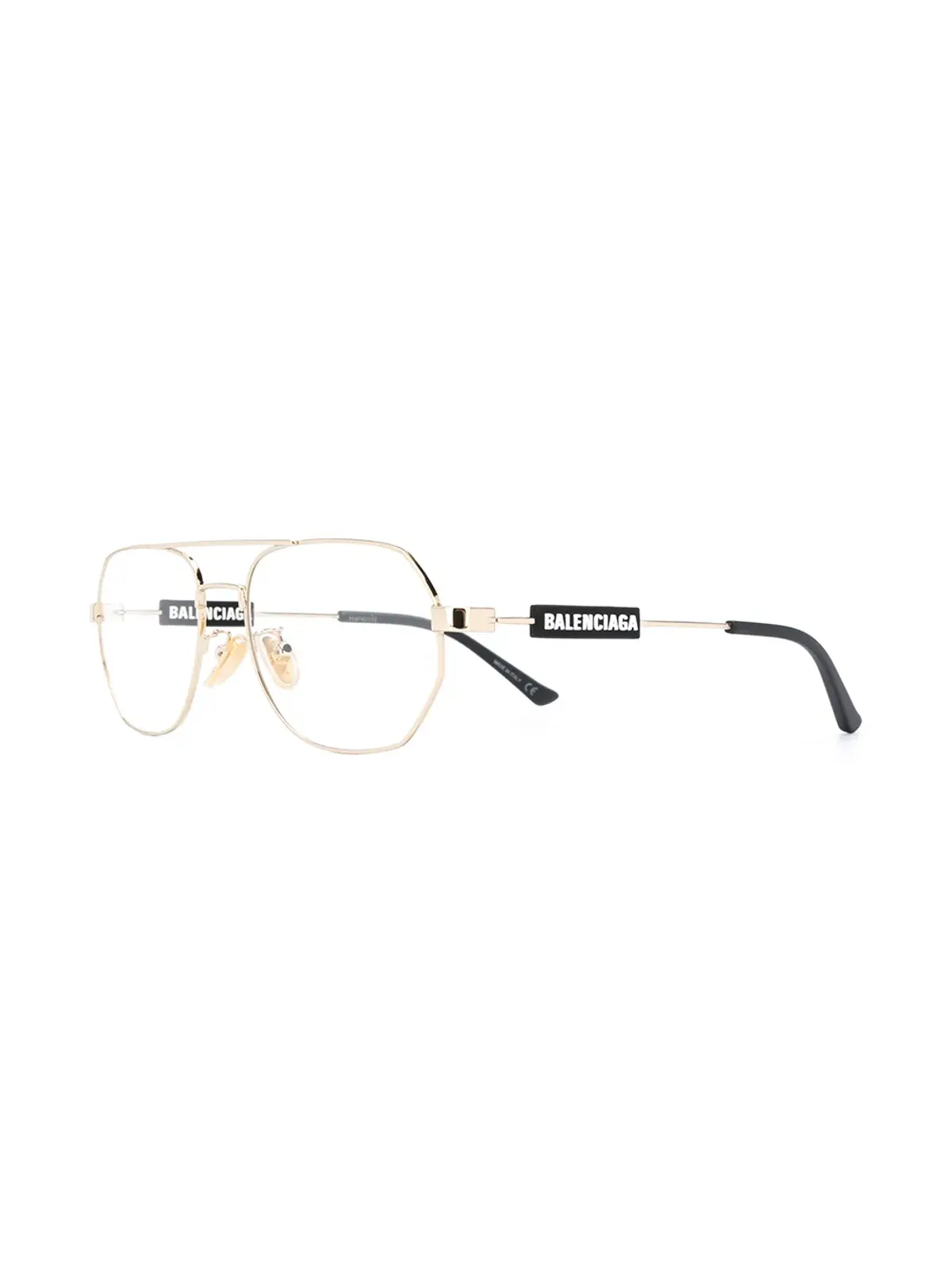 Balenciaga Eyewear ロゴ パイロットグラス - 画像2