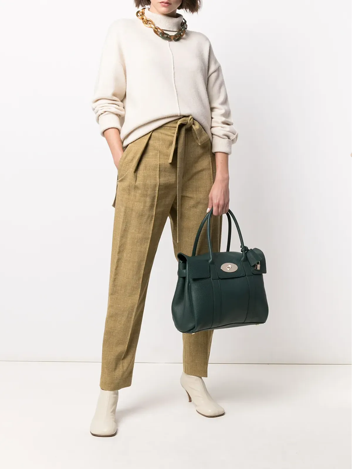 Mulberry Bayswater ヘビーグレイン トートバッグ - 画像3