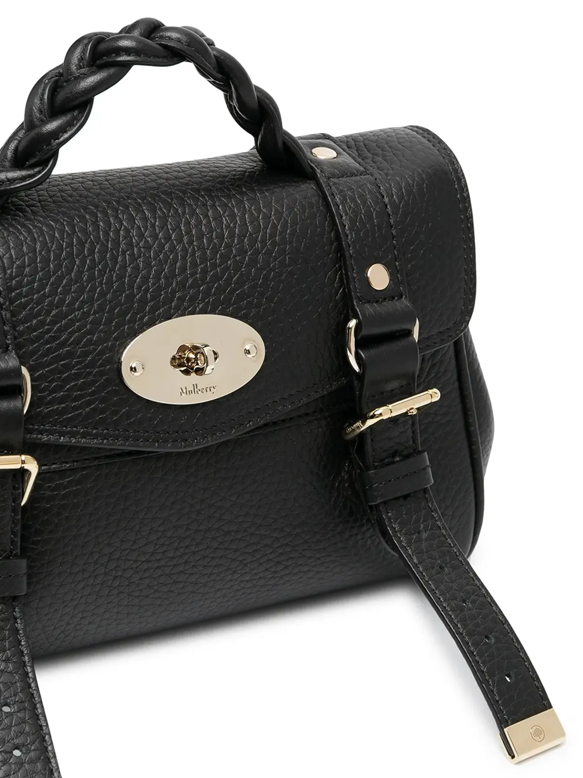 Mulberry ミニ Alexa ハンドバッグ - ブラック - 画像4