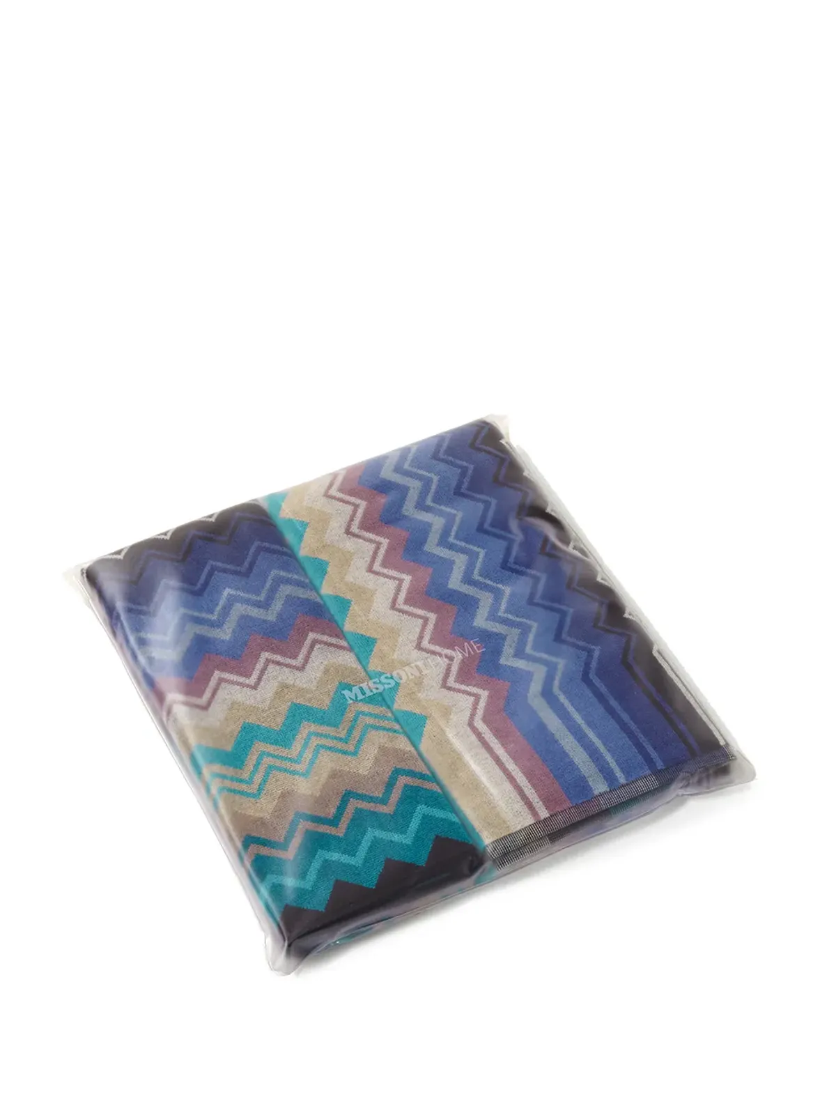 Missoni Home Giacomo chevron print towels (set of 2) - Blue - 画像4