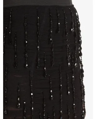 Dolce & Gabbana エンベリッシュド ペンシルスカート - サムネイル5
