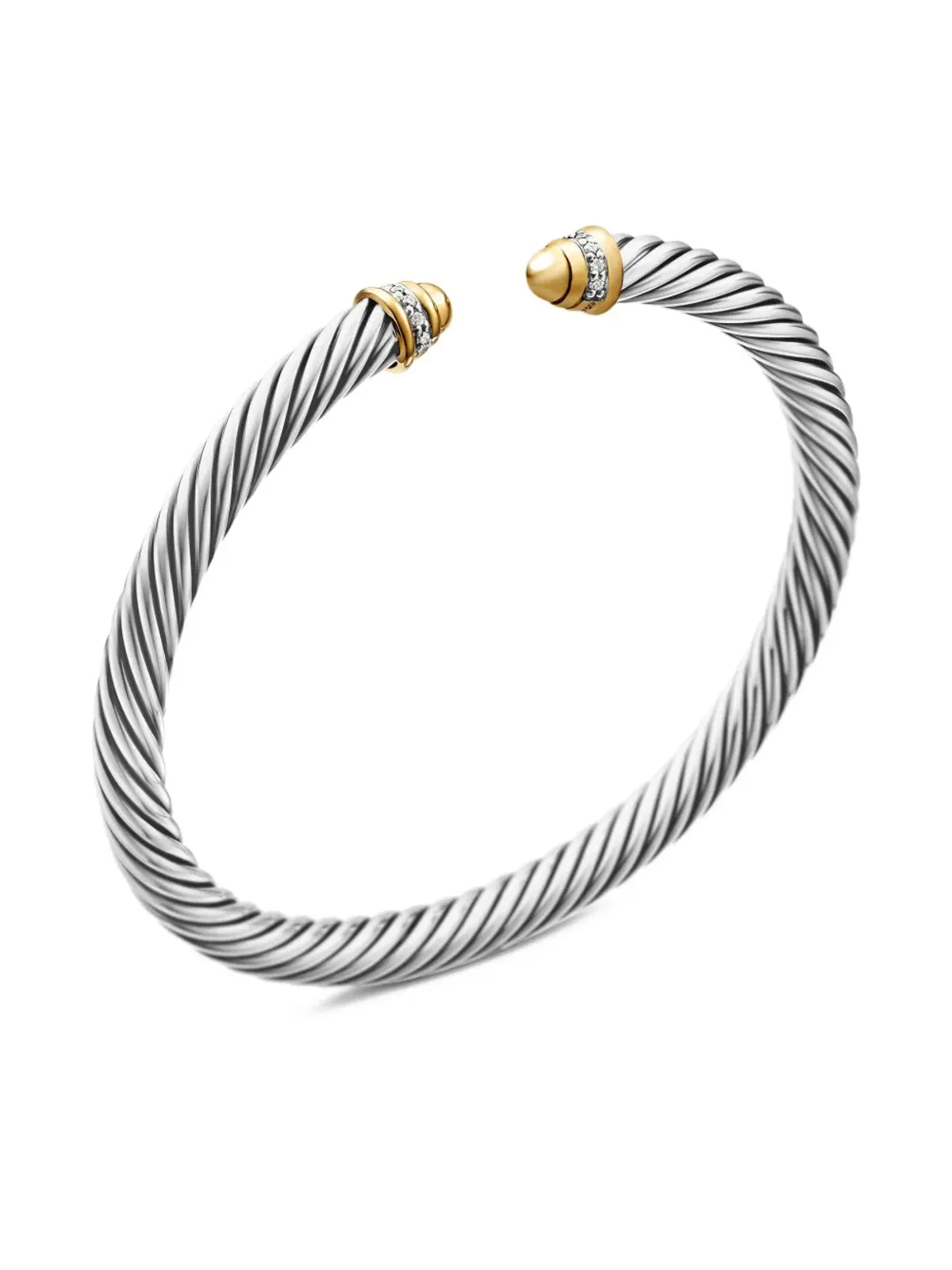 David Yurman クラシック ケーブル ダイヤモンド ブレスレット - 画像4