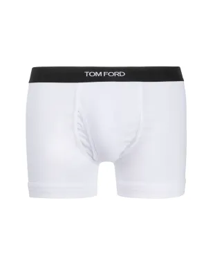 TOM FORD ロゴ入りウエストバンド ボクサーショーツ（2枚組） - White - サムネイル2