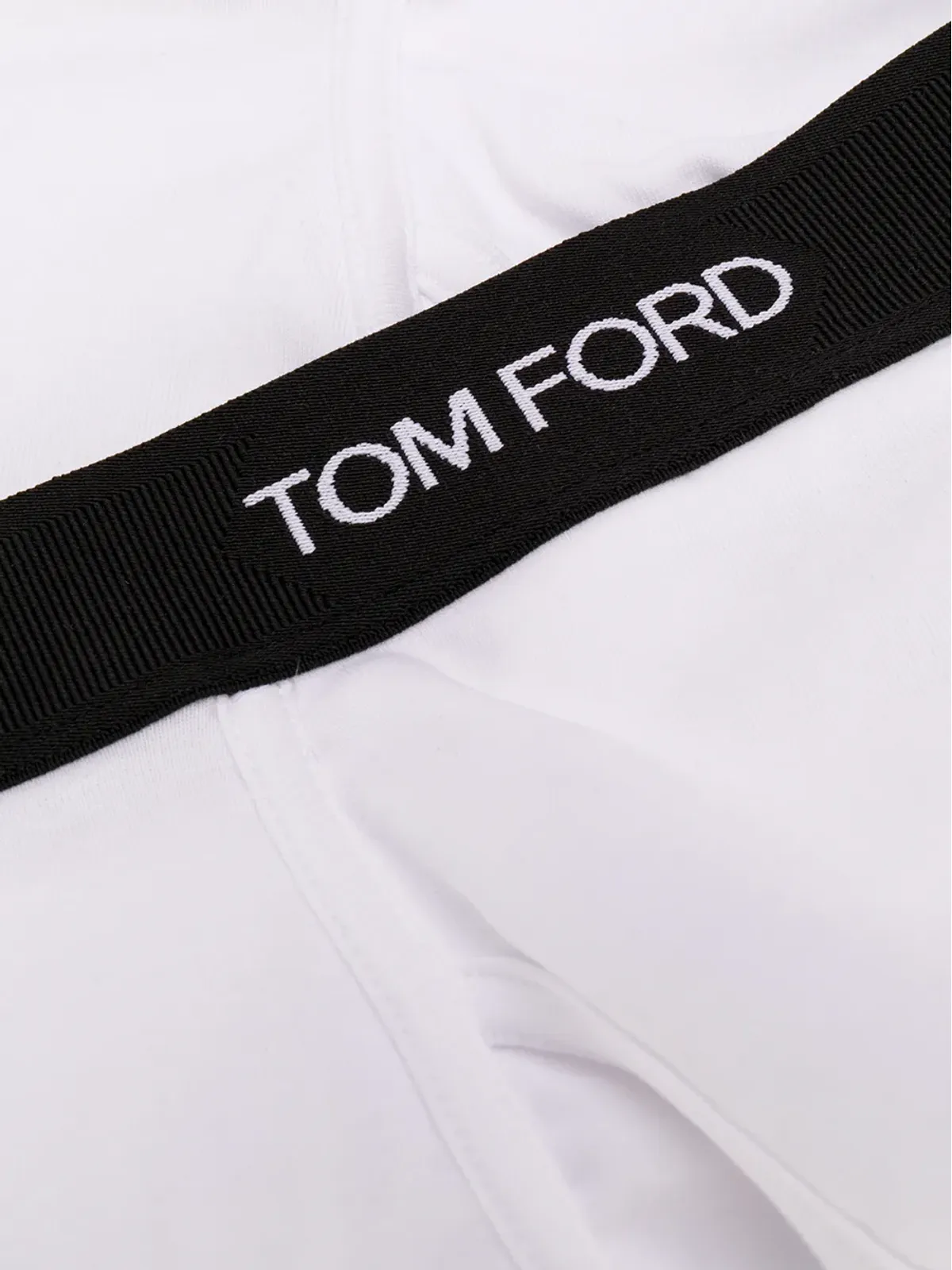 TOM FORD ロゴ入りウエストバンド ボクサーショーツ（2枚組） - White - 画像4