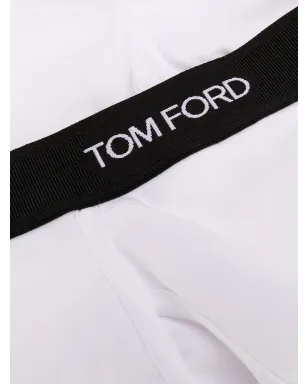 TOM FORD ロゴ入りウエストバンド ボクサーショーツ（2枚組） - White - サムネイル4