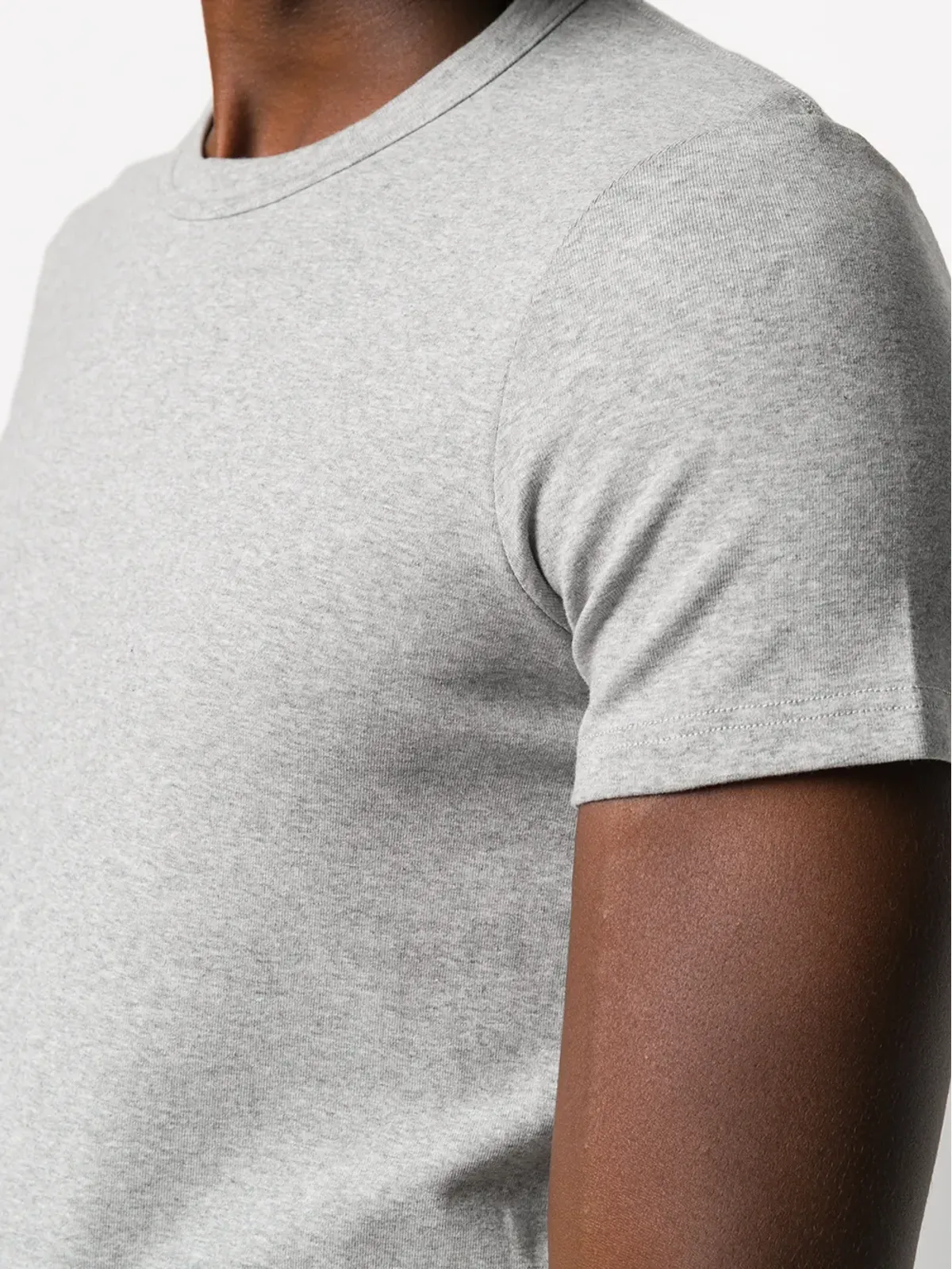 TOM FORD ロゴパッチ クルーネック Tシャツ - グレー - 画像5