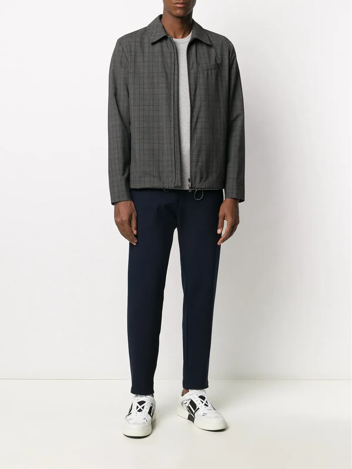 TOM FORD ロゴパッチ クルーネック Tシャツ - グレー - 画像2