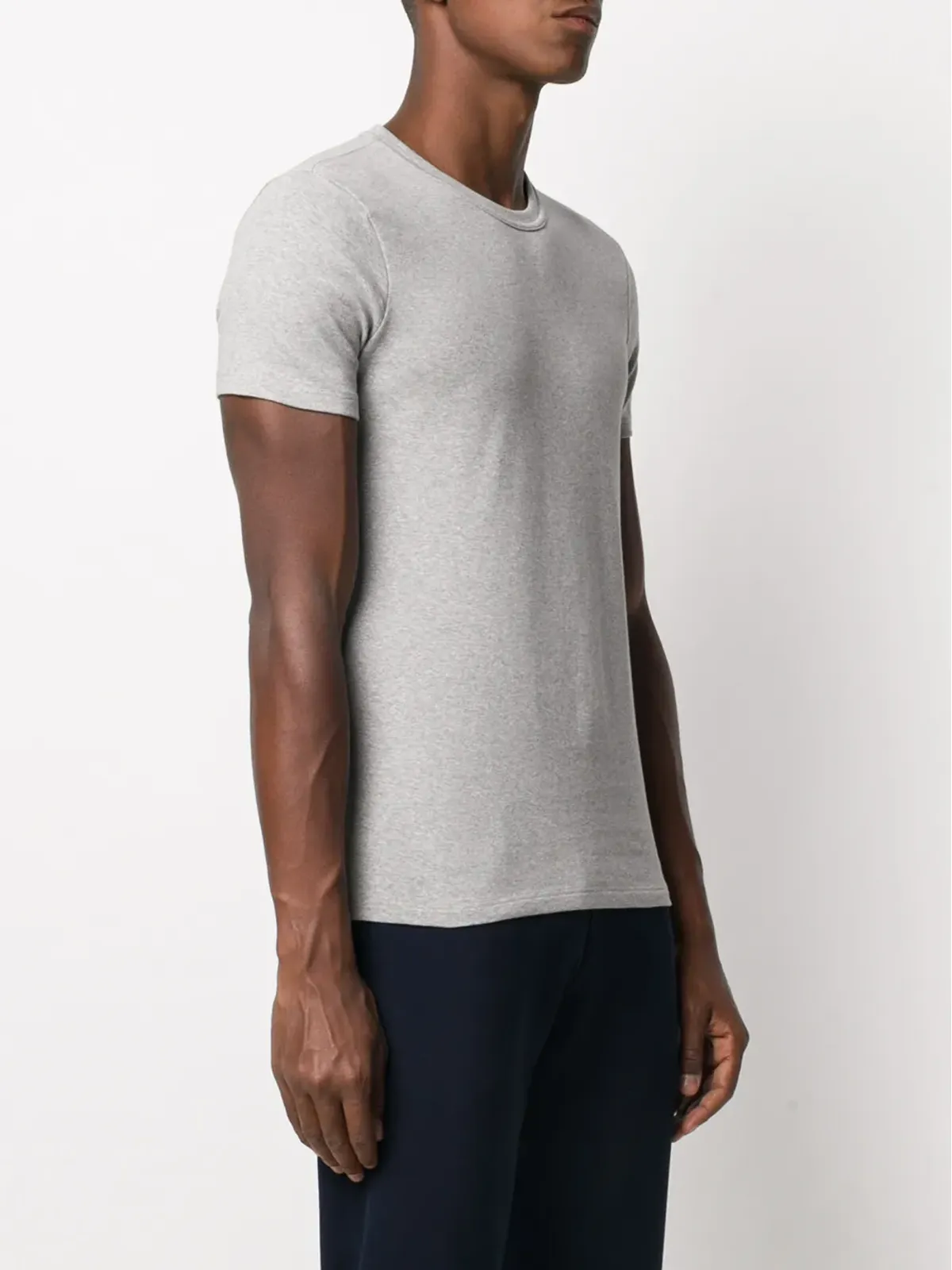 TOM FORD ロゴパッチ クルーネック Tシャツ - グレー - 画像3