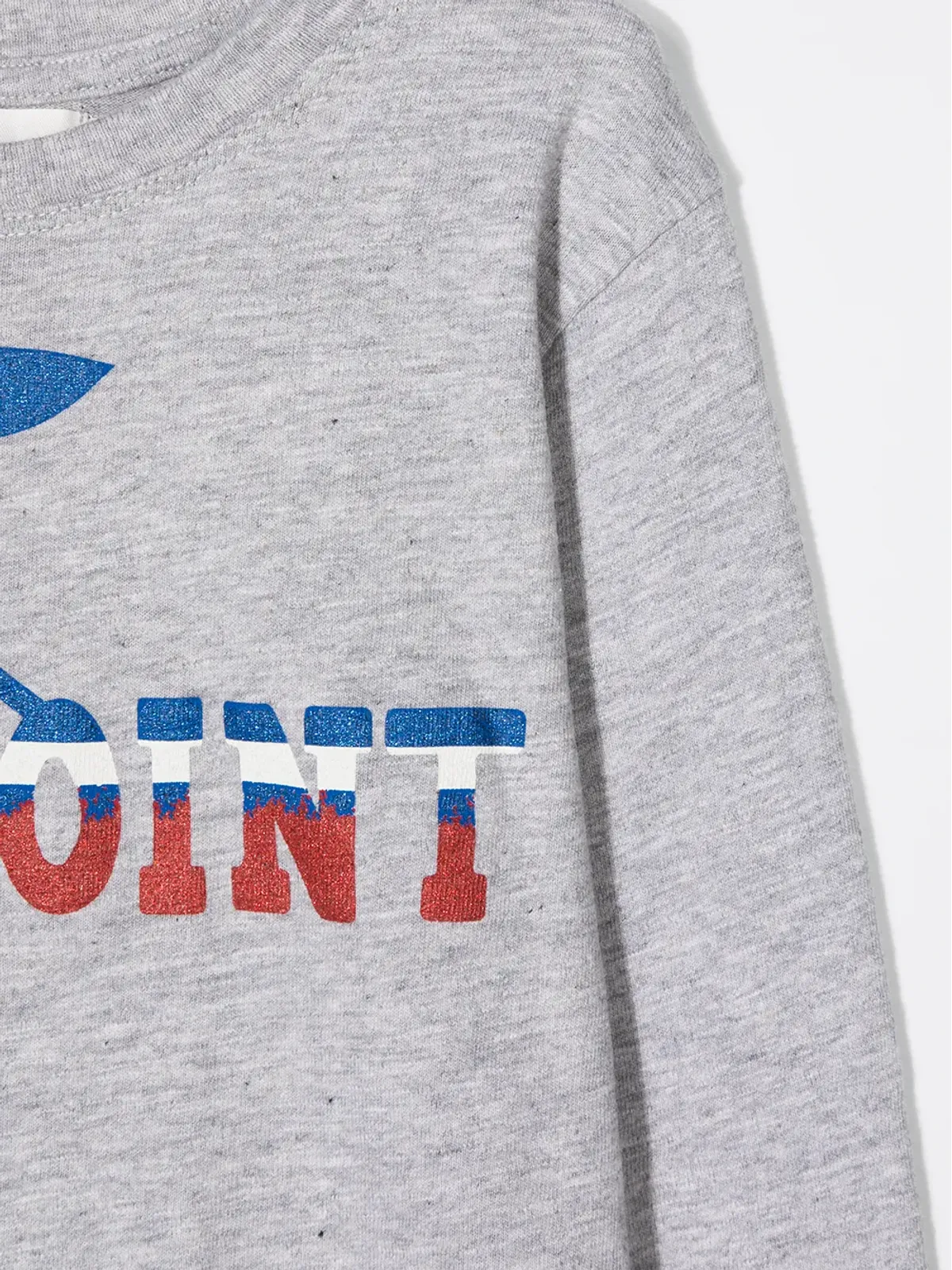 Bonpoint グリッター ロゴプリントTシャツ - 画像3