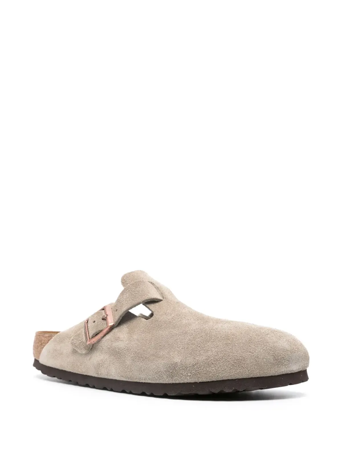 Birkenstock バックル付きスエードミュール - 画像2
