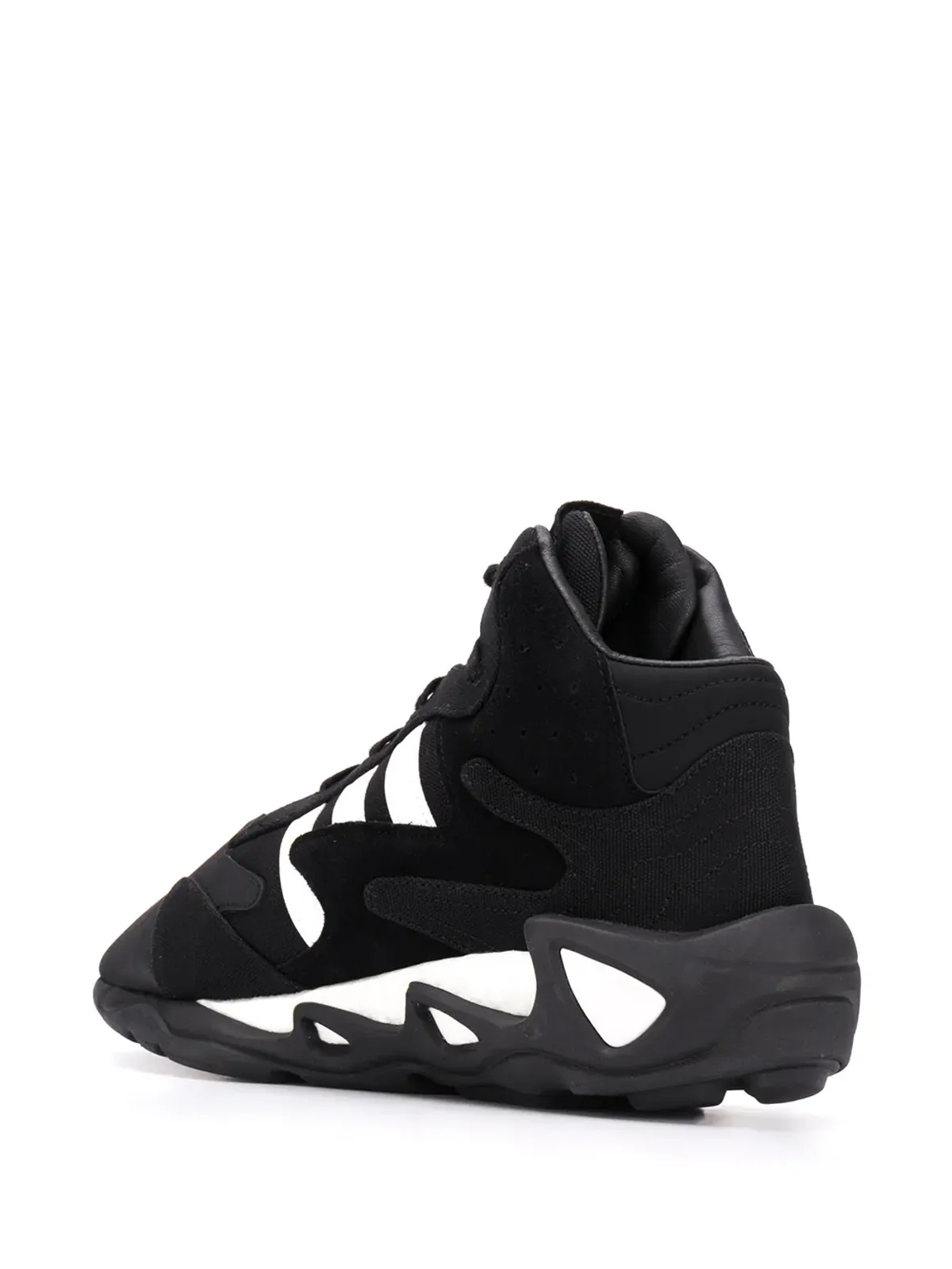 Y-3 side stripe sneakers - Black - 画像3
