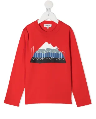 Lanvin Enfant マウンテンロゴTシャツ - サムネイル1