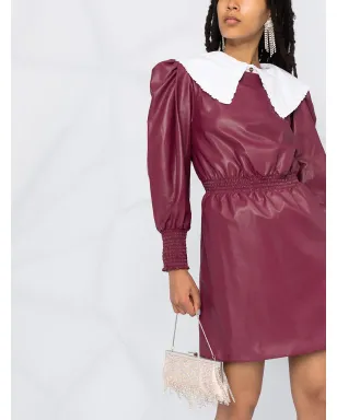 Philosophy Di Lorenzo Serafini puffed-sleeve midi dress - Purple - サムネイル5