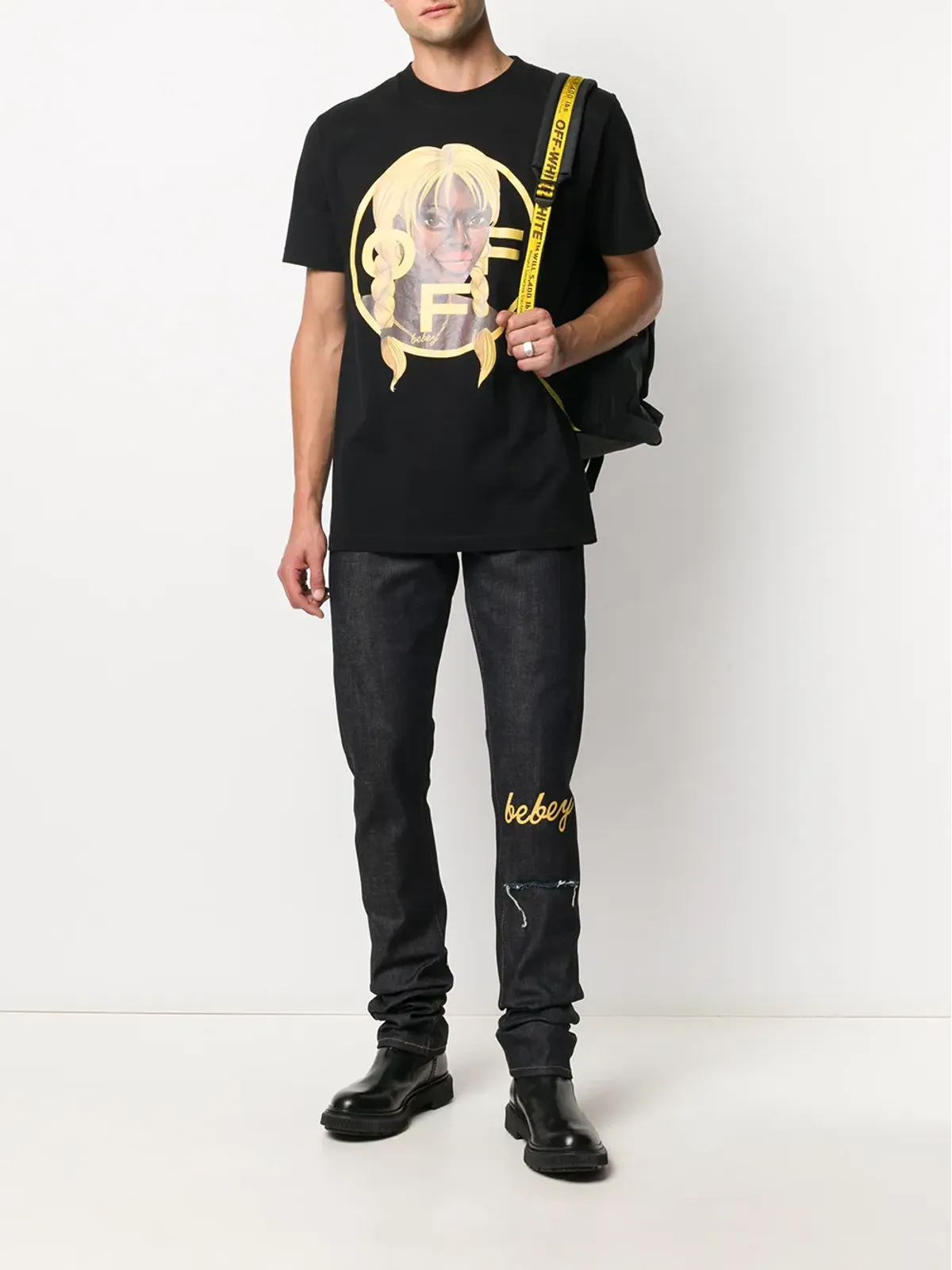 Off-White x Theophilus London bebeyセルベージデニムジーンズ - 画像2