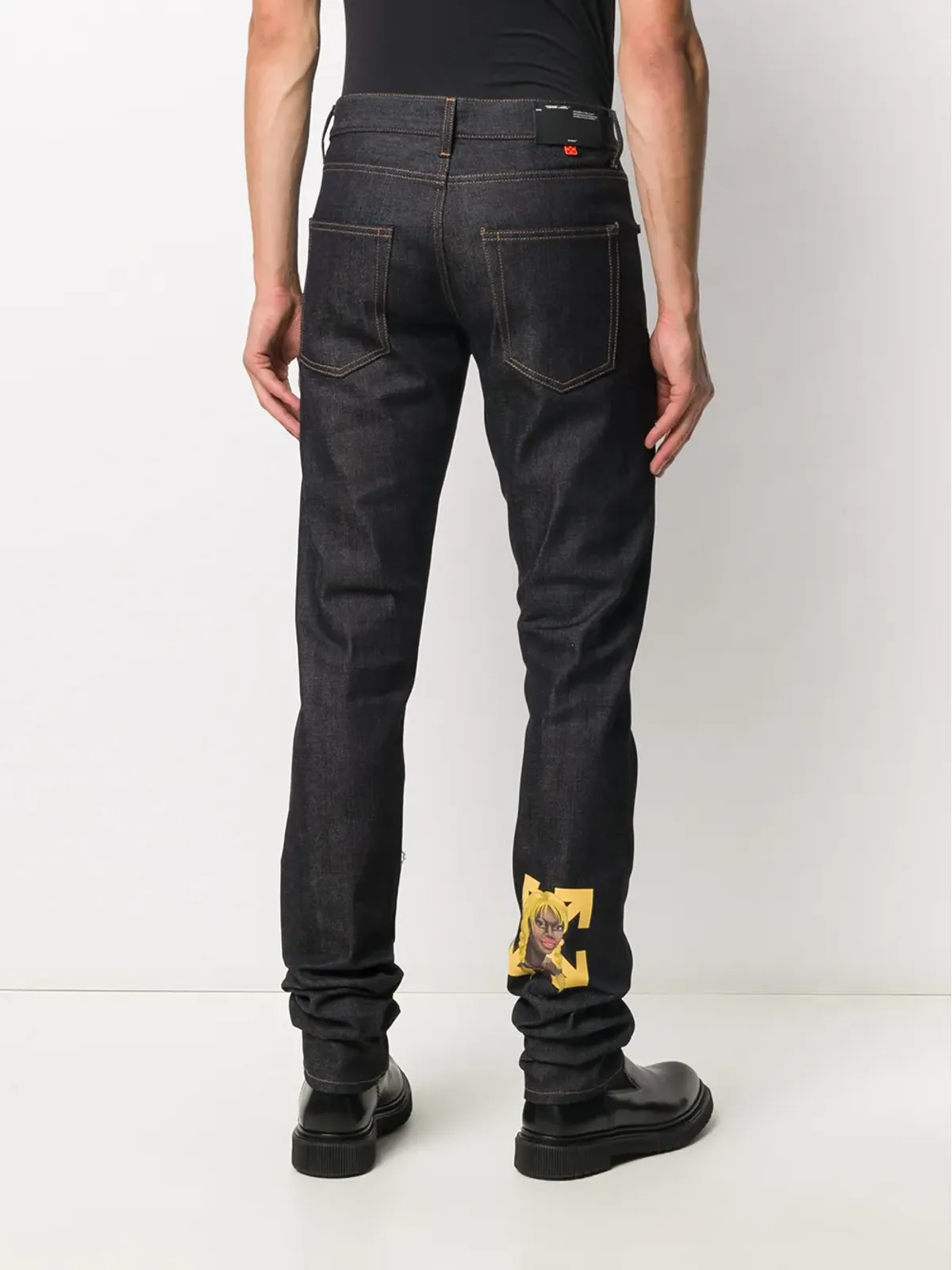 Off-White x Theophilus London bebeyセルベージデニムジーンズ - 画像4