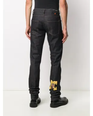 Off-White x Theophilus London bebeyセルベージデニムジーンズ - サムネイル4