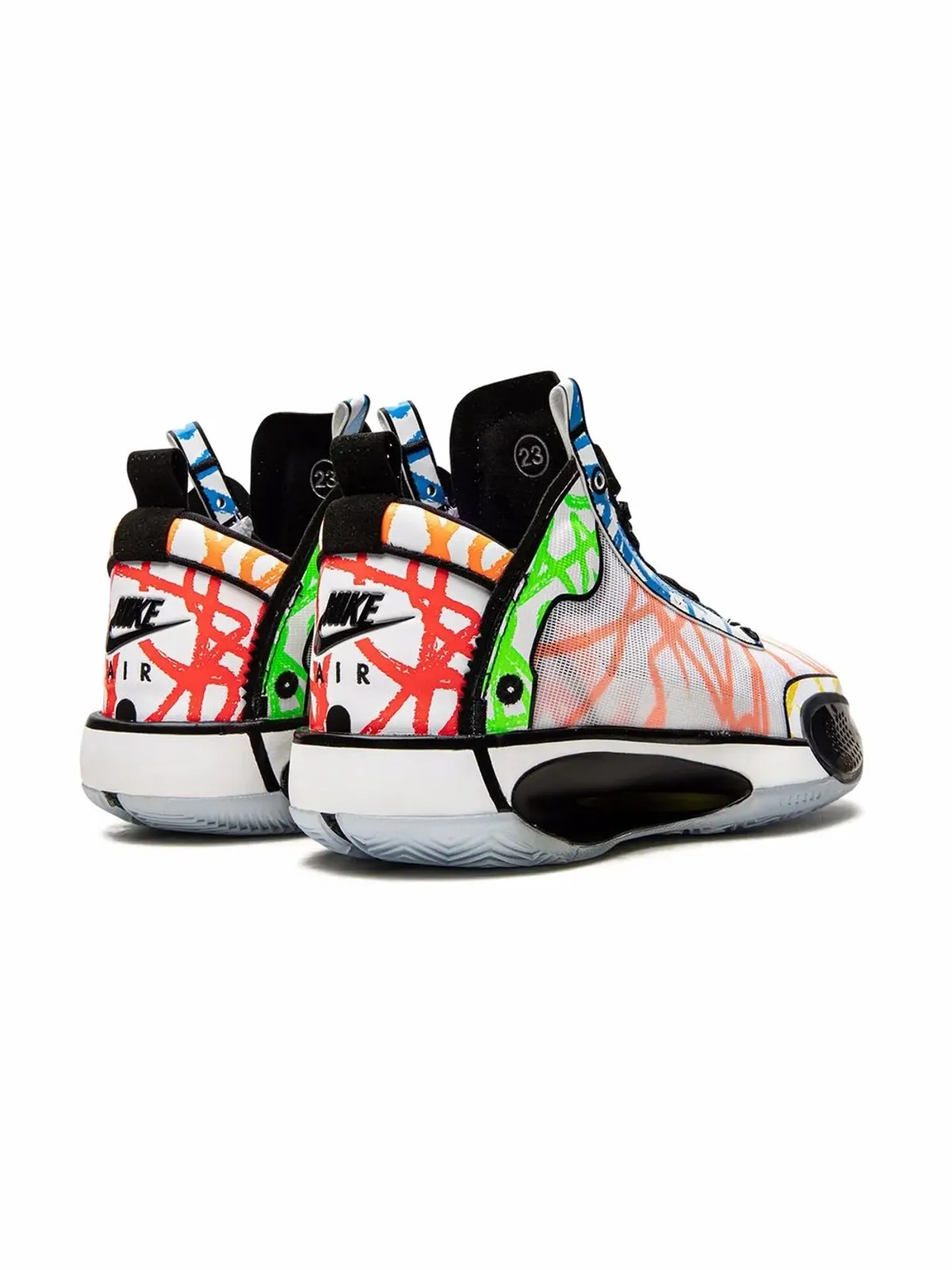 Jordan Kids エアジョーダン34 ザイオン・ウィリアムソン カラーリングブック スニーカー - 画像3