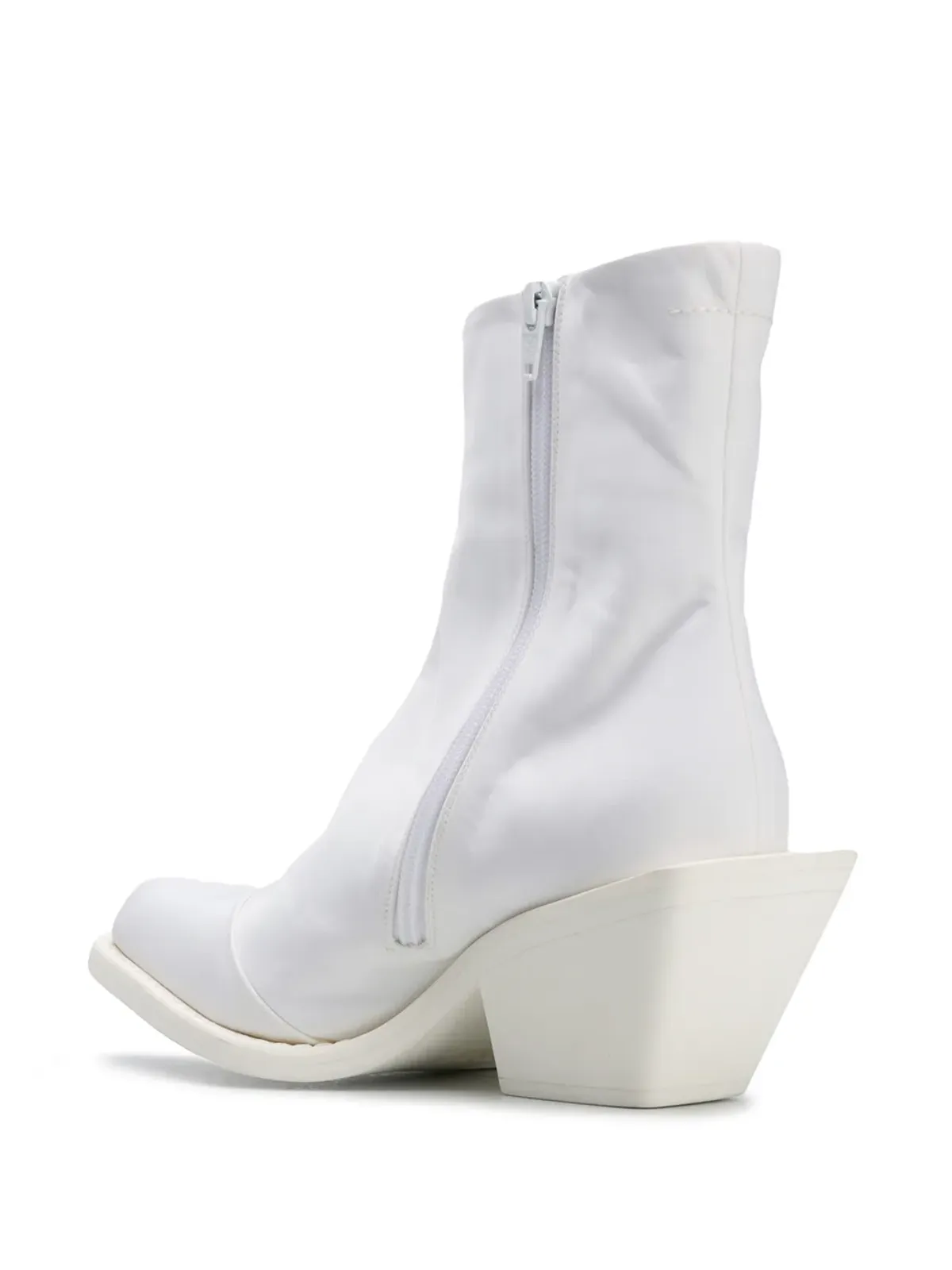 MM6 Maison Margiela ロゴパッチ アンクルブーツ - 画像3
