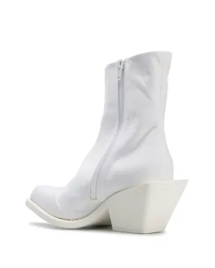 MM6 Maison Margiela ロゴパッチ アンクルブーツ - サムネイル3