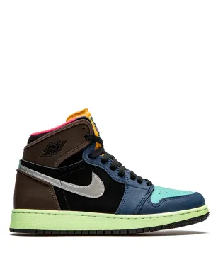 Jordan Kids エア ジョーダン 1 レトロ ハイ OG「Bio Hack」スニーカー - サムネイル1