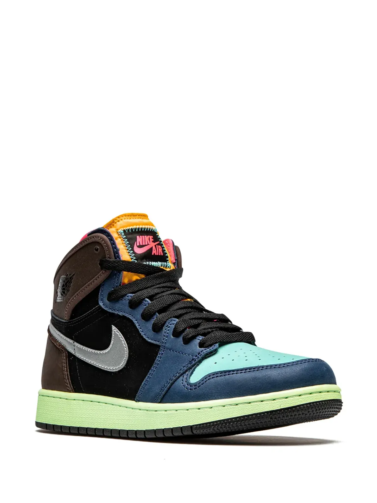 Jordan Kids エア ジョーダン 1 レトロ ハイ OG「Bio Hack」スニーカー - 画像2