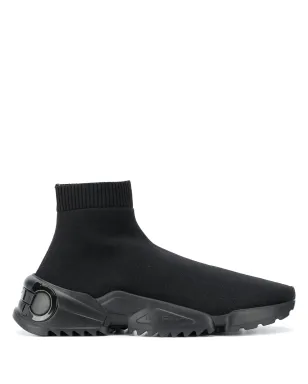 Ferragamo ストレッチニットスニーカー ブラック - サムネイル1