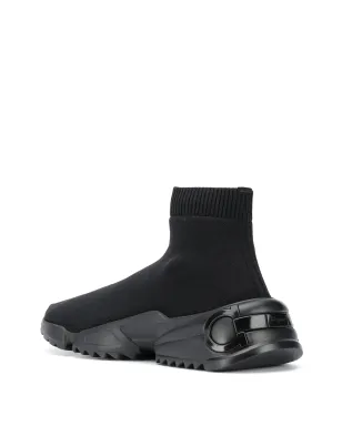 Ferragamo ストレッチニットスニーカー ブラック - サムネイル3