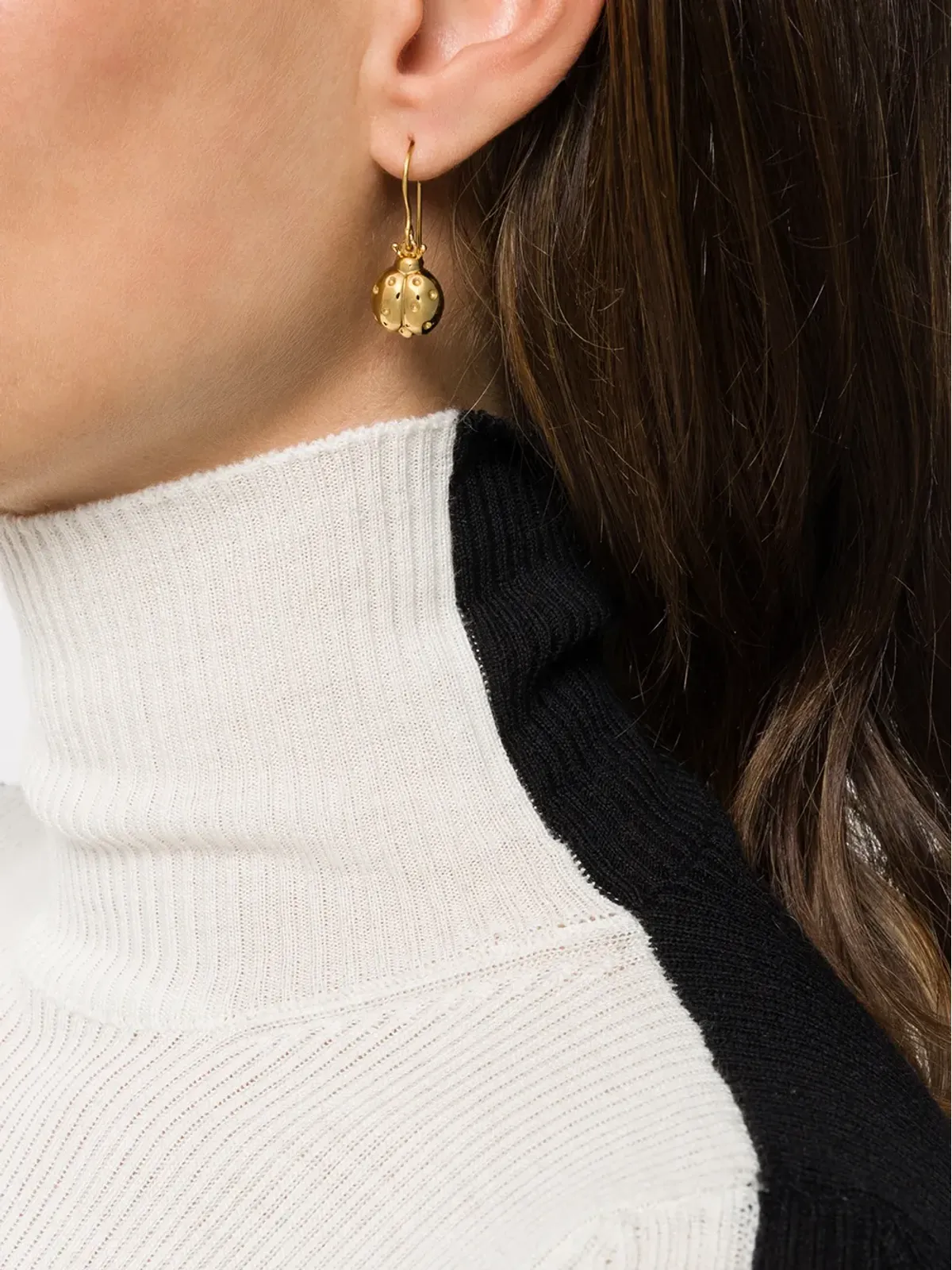 Aurelie Bidermann オーレリー・レディバグ・ドロップ・ピアス - 画像2