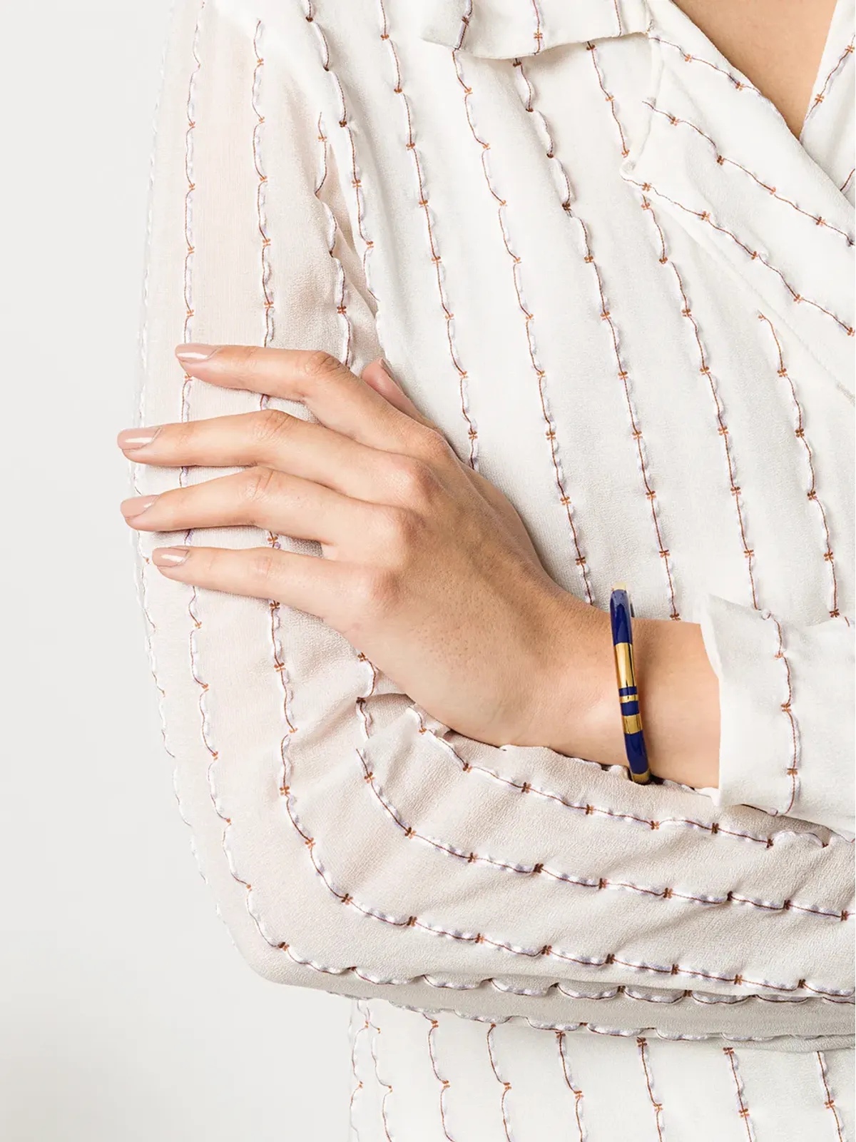 Aurelie Bidermann ポジターノ ツートーン バングル - 画像2
