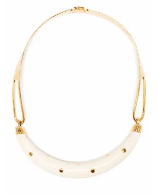 Aurelie Bidermann スタッズ付きカフタンムーン ネックレス - サムネイル1