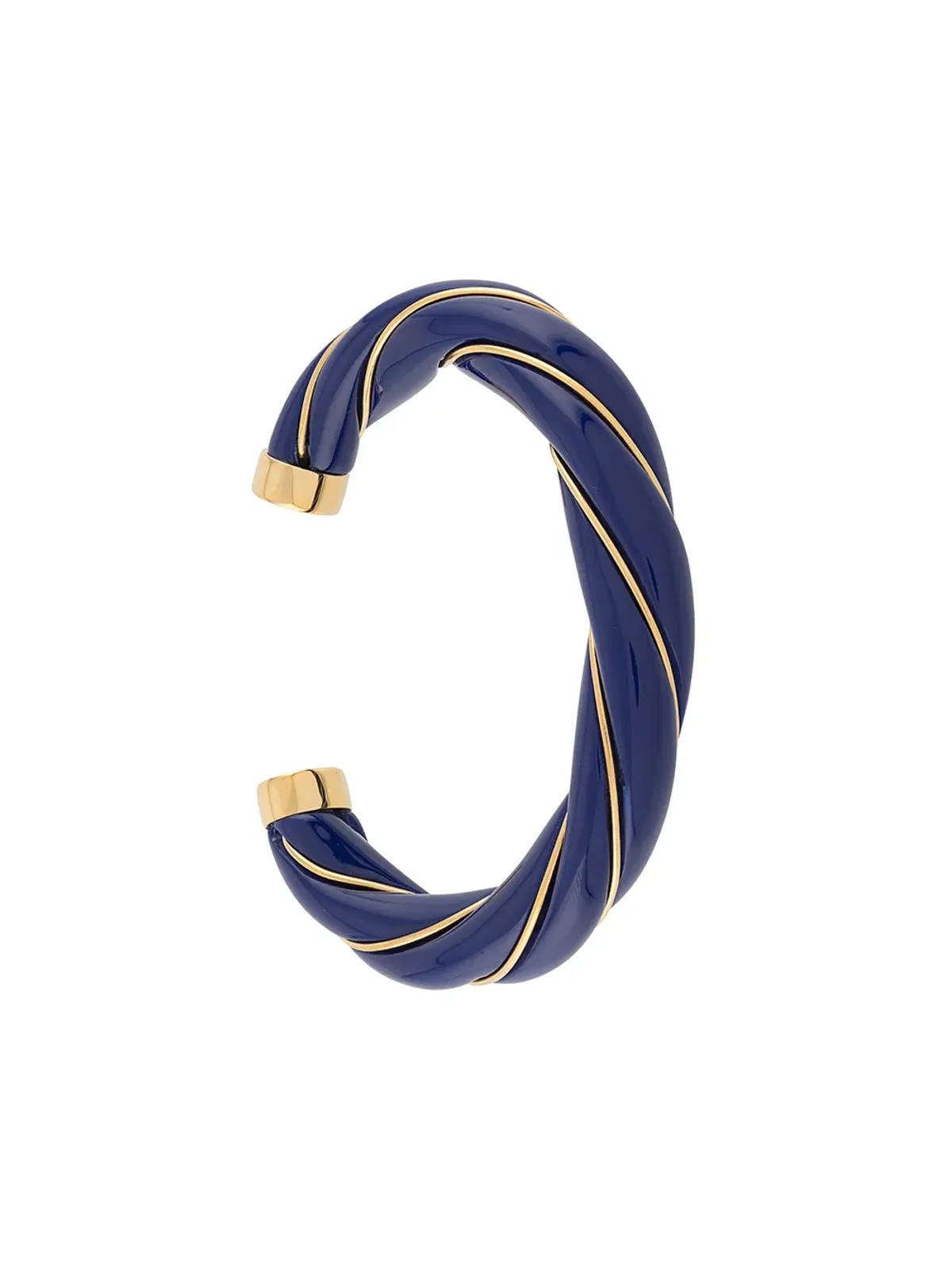 Aurelie Bidermann Diana twist-cuff ブレスレット ブルー - 画像1