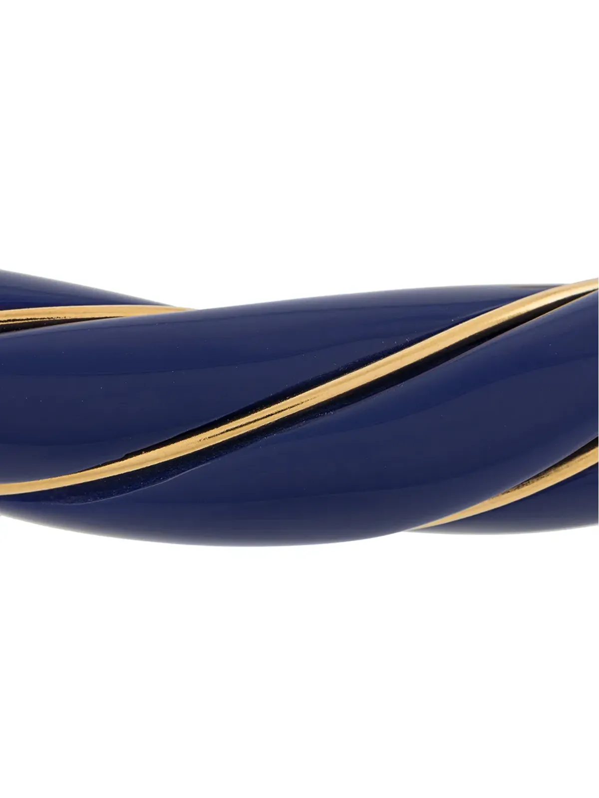 Aurelie Bidermann Diana twist-cuff ブレスレット ブルー - 画像3