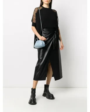 Valentino Garavani レースパネルディテールのニットトップ - ブラック - サムネイル2