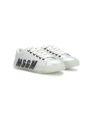 MSGM Kids ロゴ レースアップ トレーナー - サムネイル1