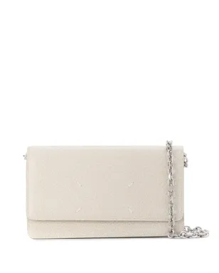 Maison Margiela 4ステッチ レザー ウォレットオンチェーン - サムネイル1