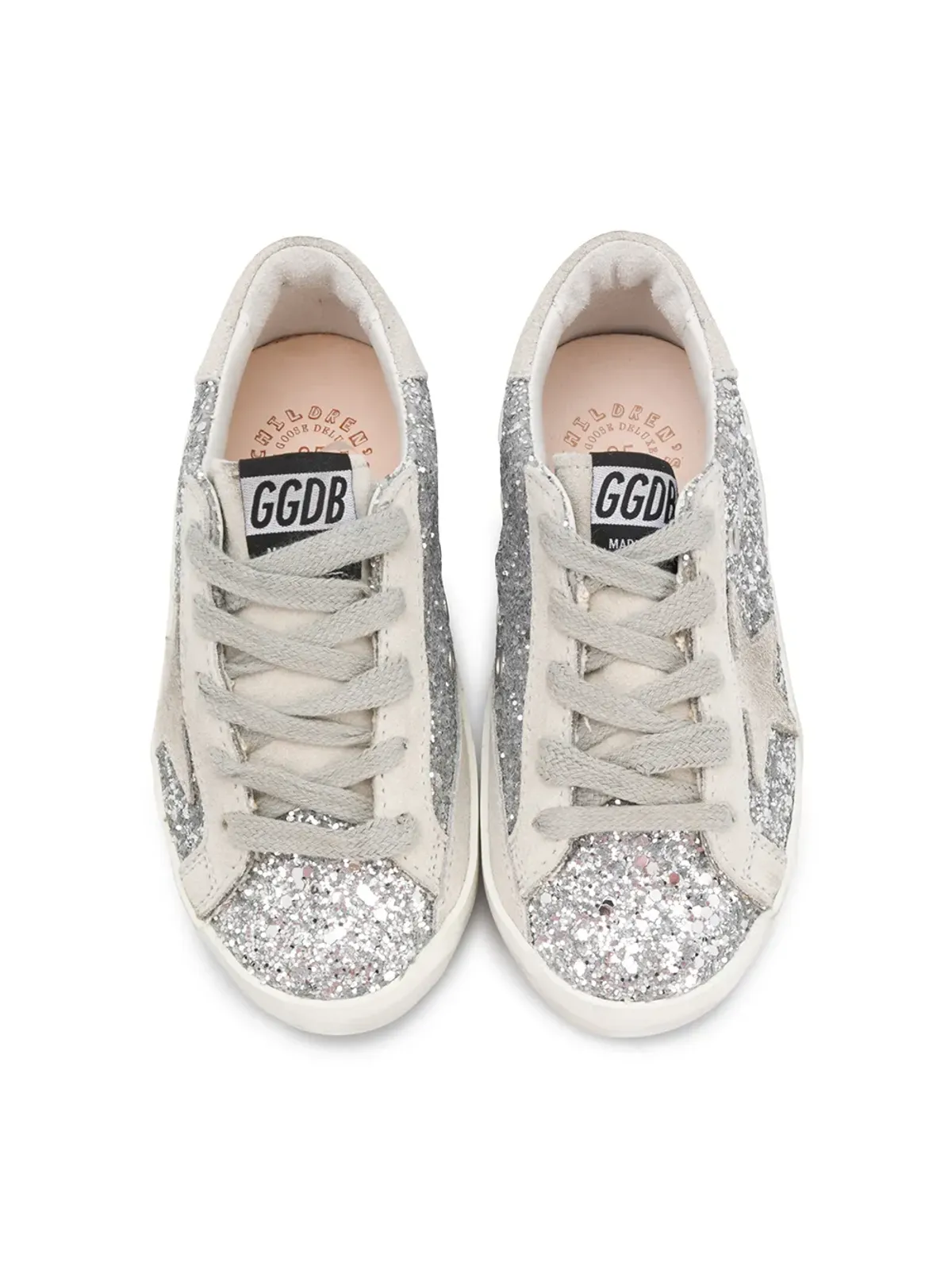 Golden Goose Kids スーパースター グリッター スニーカー - 画像3