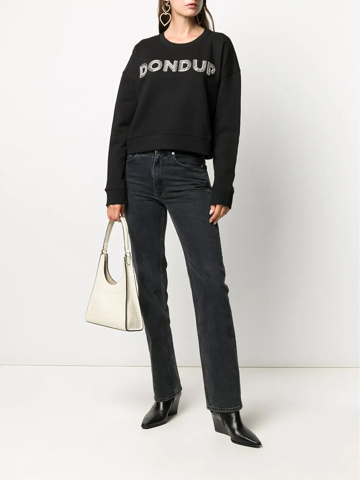 DONDUP ロングスリーブTシャツ（ブラック） - 画像2
