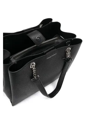 Emporio Armani ペブルド加工 ロゴプレート トートバッグ - サムネイル5