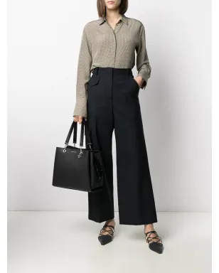 Emporio Armani ペブルド加工 ロゴプレート トートバッグ - サムネイル2