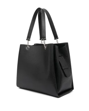 Emporio Armani ペブルド加工 ロゴプレート トートバッグ - サムネイル3
