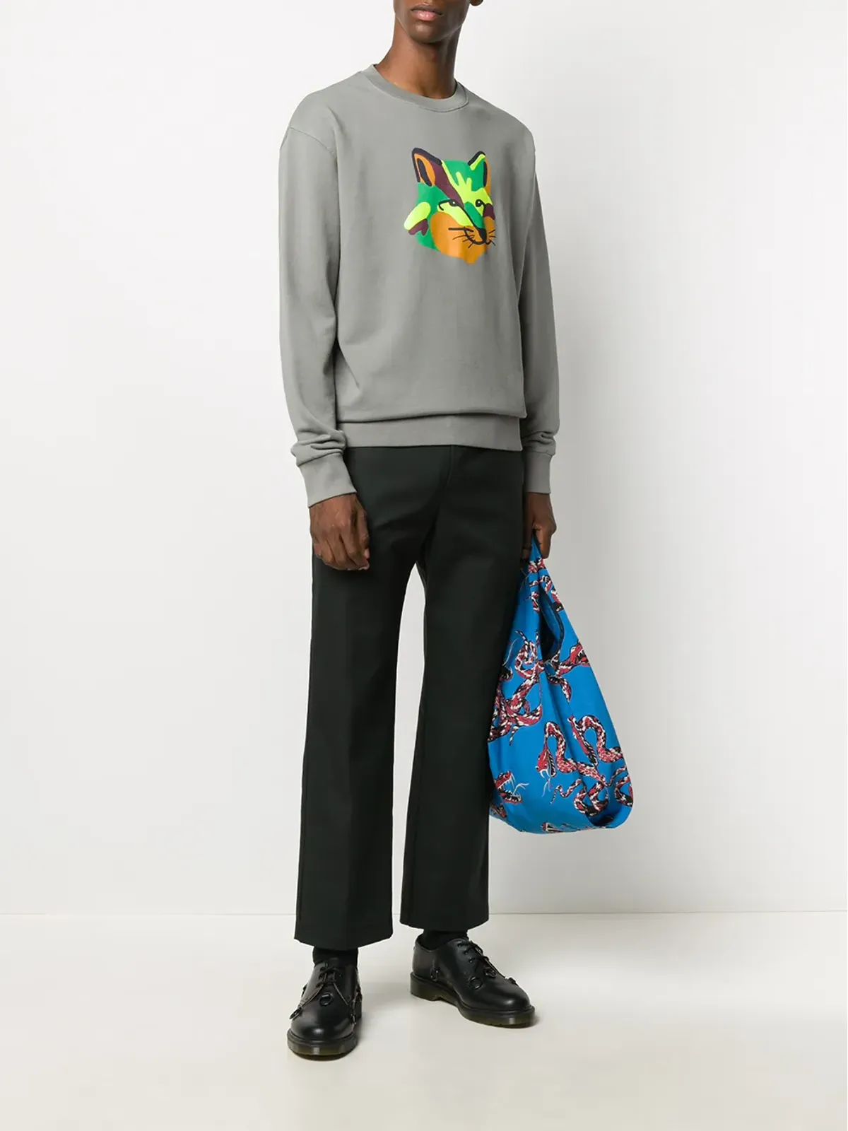 Kenzo クロップド・ストレートレッグパンツ（ブラック） - 画像2