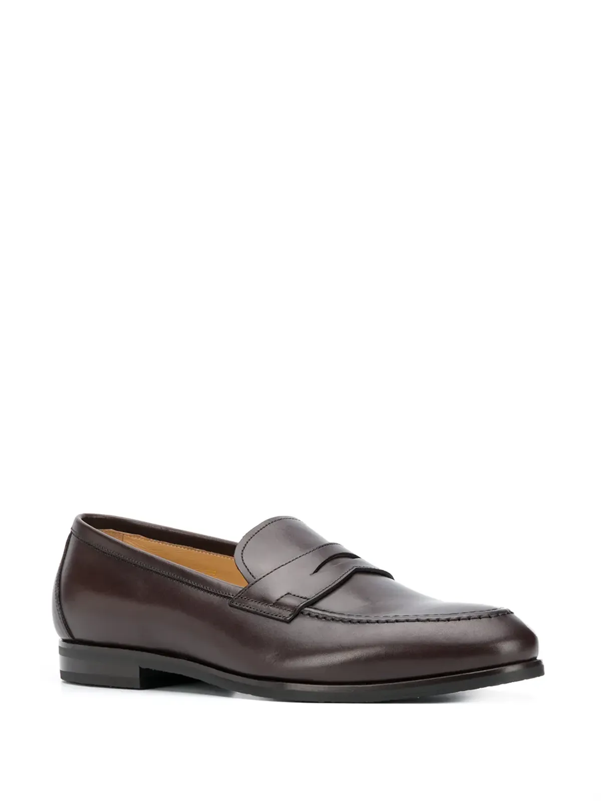 Scarosso Renato almond toe loafers - Brown - 画像2