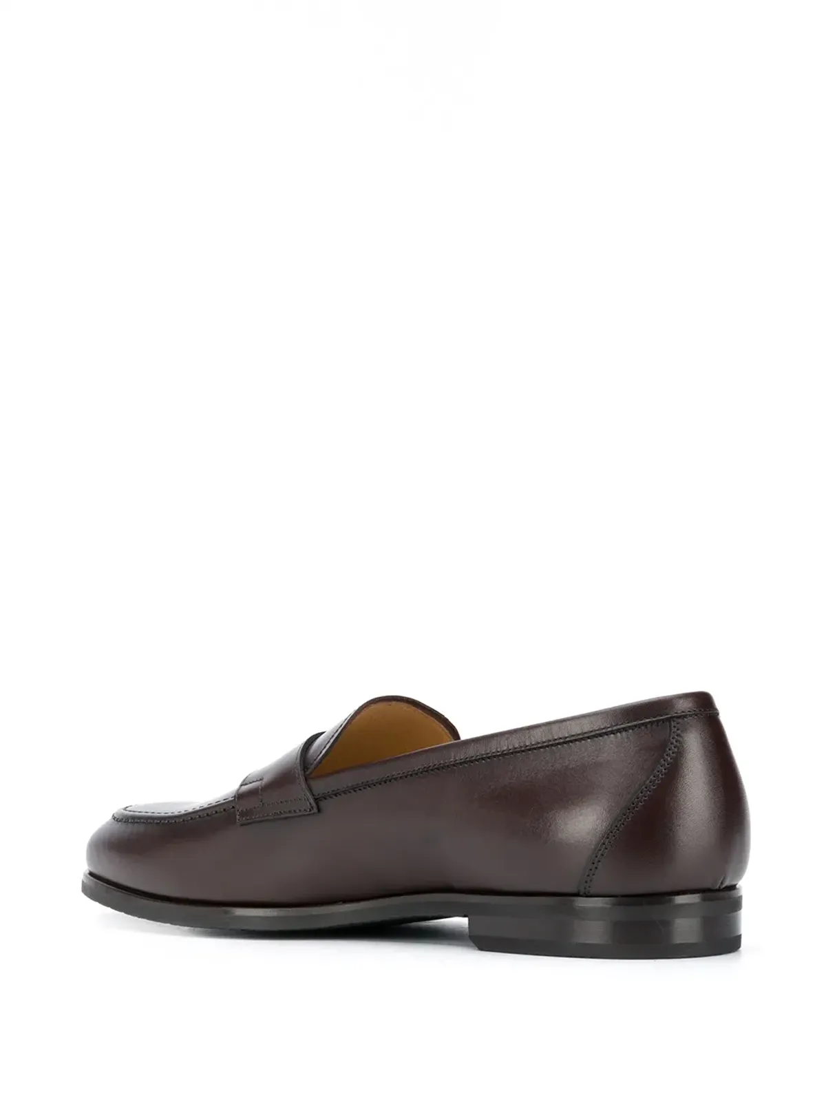 Scarosso Renato almond toe loafers - Brown - 画像3